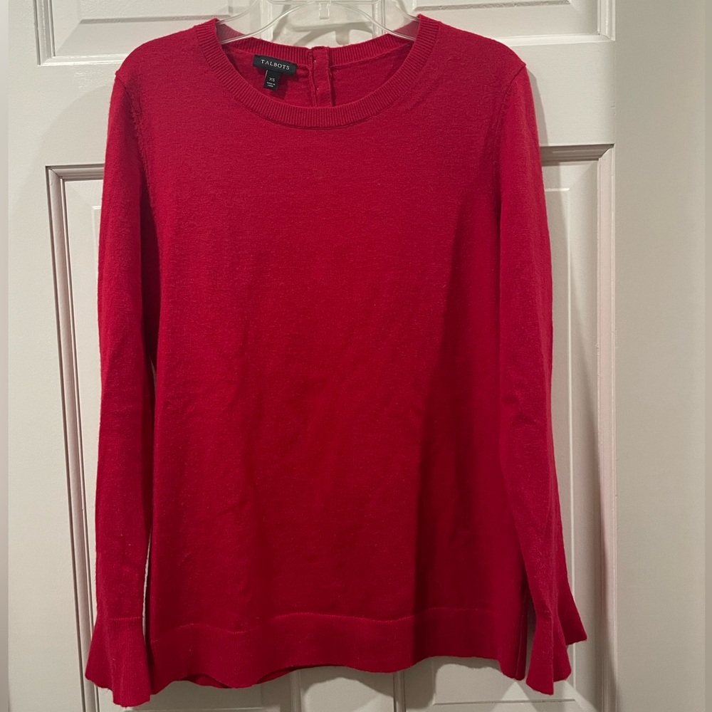 Talbots Red Sweater